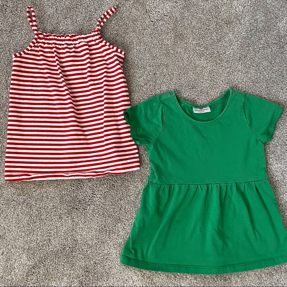 Hanna Andersson summer top bundle (110)